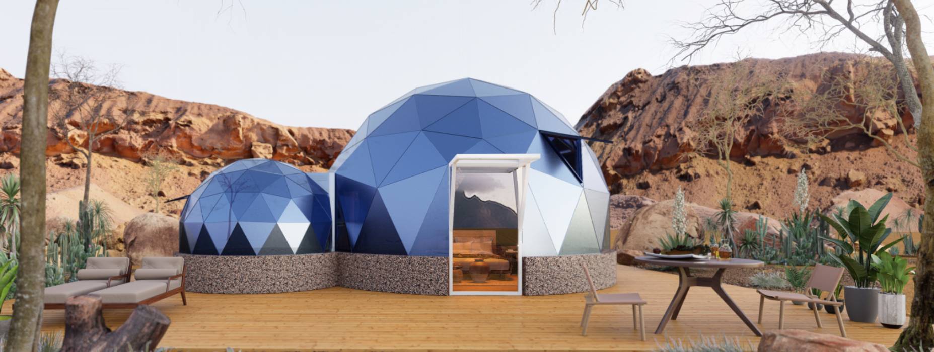 宣化县球形智能光伏玻璃星空房